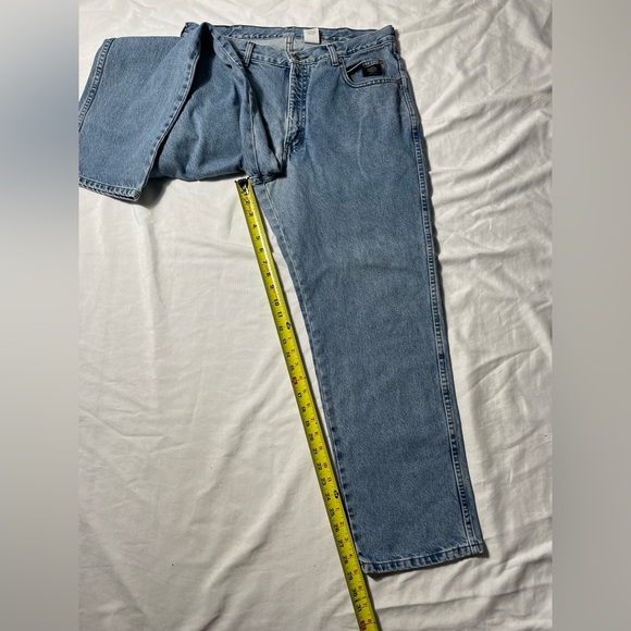 Vintage Y2K Harley Davidson Blue denim traditional fit jeans men’s size 36 - Picture 5 of 8